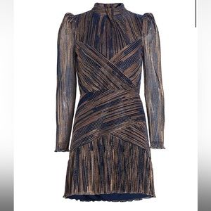 Navy & Rose Gold Saylor Cocktail Dress